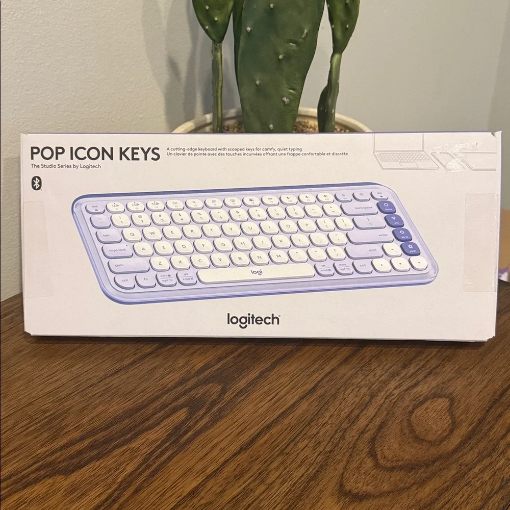 Logitech POP ICON‎ KEYS Wireless Bluetooth Keyboard for Laptop Tablets PC